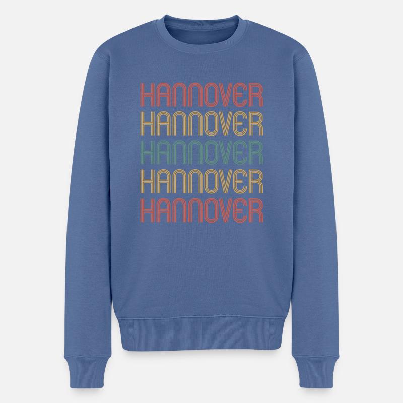 Hannoveranerin Hannoveraner Hannover - Männer Premium Bio Pullover - Taubenblau