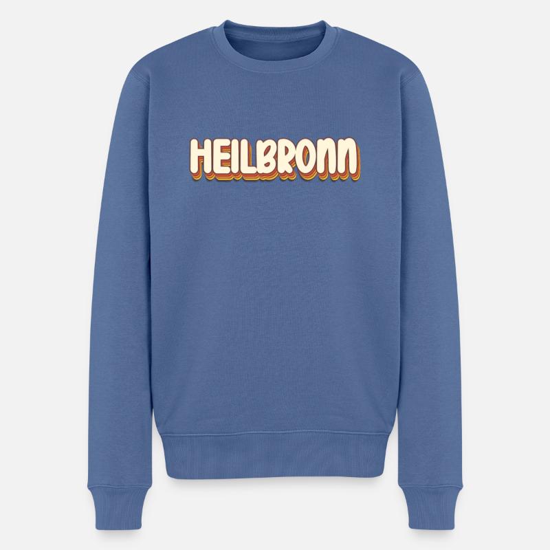 Heilbronnerin Heilbronner Heilbronn - Pull Premium bio Homme - bleu pigeon