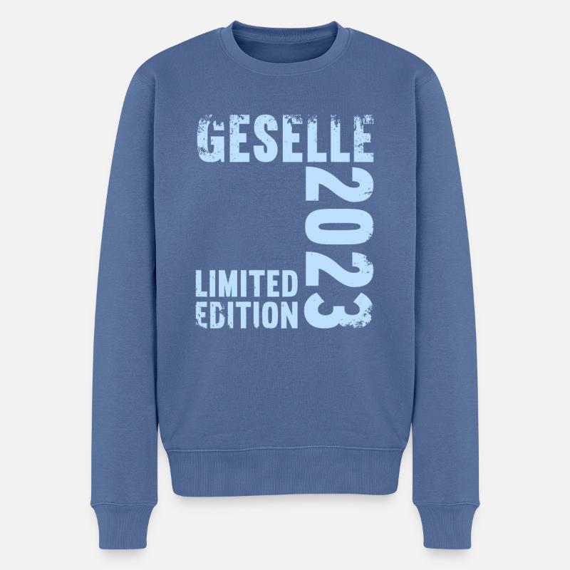 Geselle Gesellenprüfung bestanden Gesellen - Männer Premium Bio Pullover - Taubenblau