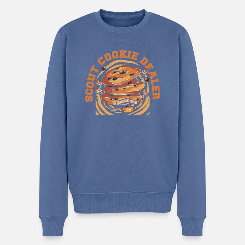 Boy Scout Cookies - Pull Premium bio Homme - bleu pigeon