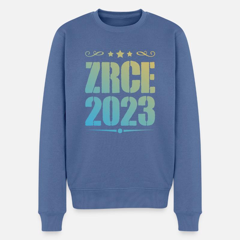 Zrce 2023 - Pull Premium bio Homme - bleu pigeon