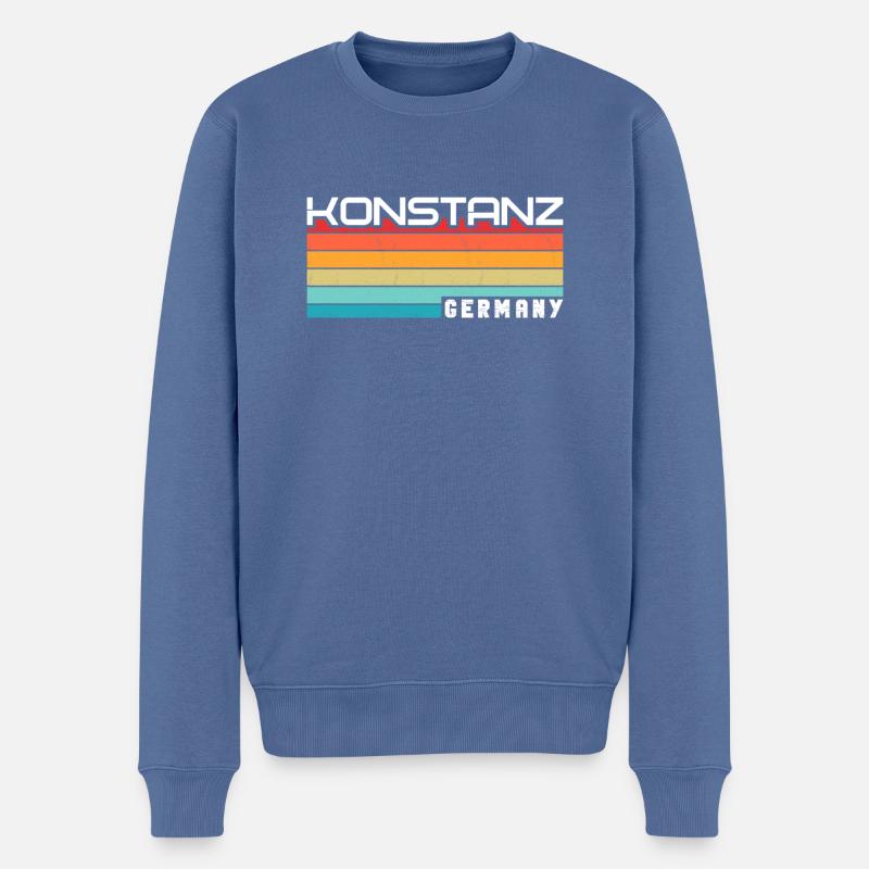 Konstanz Konstanzerin Konstanzer Stadt Konstanz - Männer Premium Bio Pullover - Taubenblau