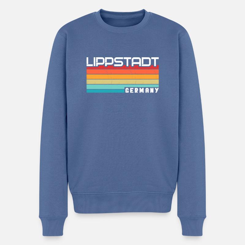 Lippstädterin Lippstädter Lippstadt - Männer Premium Bio Pullover - Taubenblau