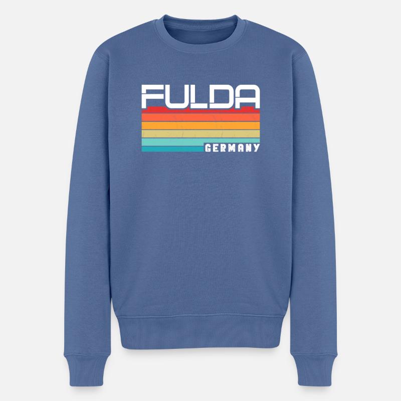 Fuldaerin Fuldaer Fulda - Pull Premium bio Homme - bleu pigeon