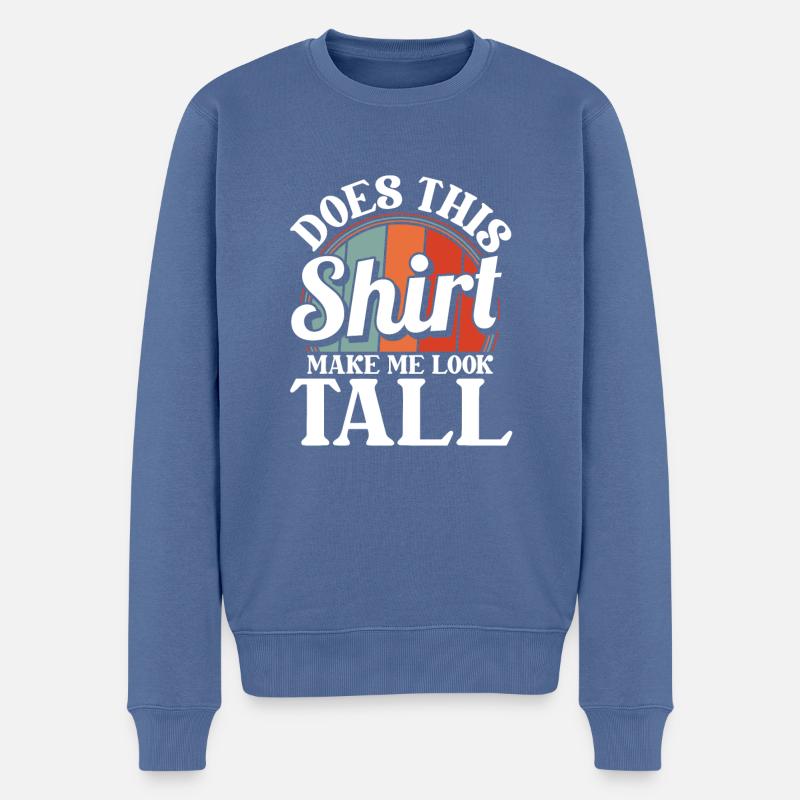 Humour noir - Pull Premium bio Homme - bleu pigeon