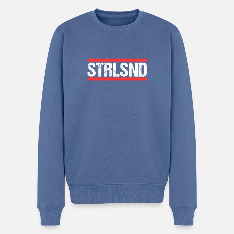 Stralsunderin Stralsunder Stralsund - Pull Premium bio Homme - bleu pigeon