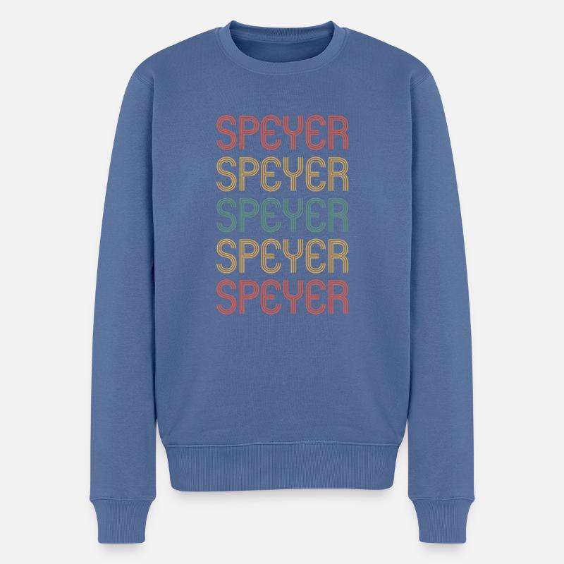 Speyererin Speyerer Speyer - Pull Premium bio Homme - bleu pigeon