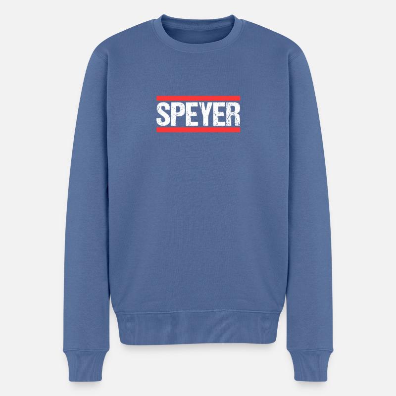 Speyererin Speyerer Speyer - Männer Premium Bio Pullover - Taubenblau