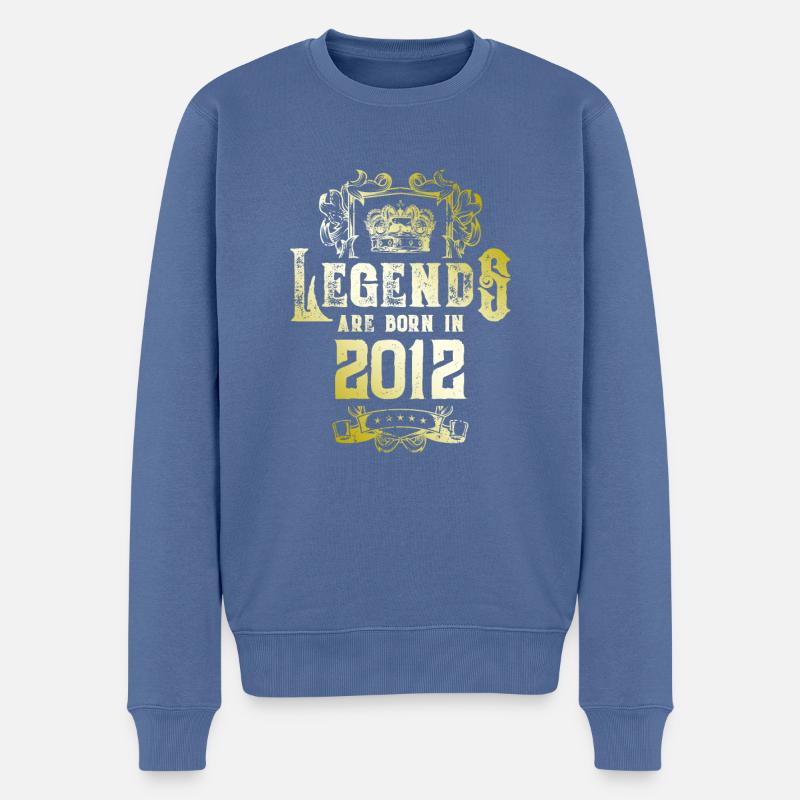 2012 Anniversaire des légendes - Pull Premium bio Homme - bleu pigeon