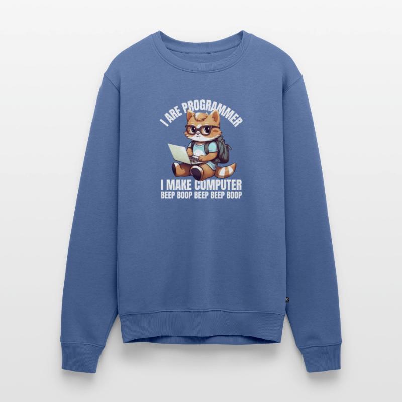 Ich bin Programmierer. Ich mache Computer Beep Männer Premium Bio Pullover