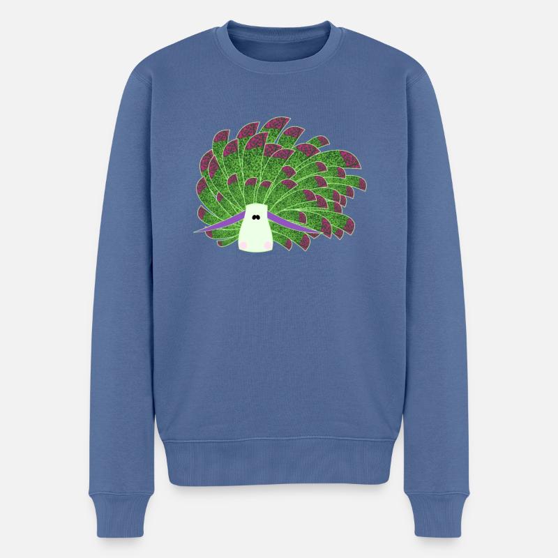 Nudibranches nudibranches - Pull Premium bio Homme - bleu pigeon
