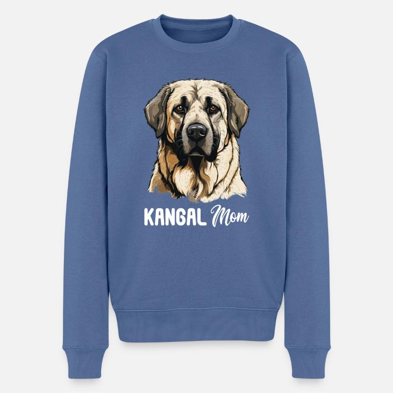 Kangal - Männer Premium Bio Pullover - Taubenblau