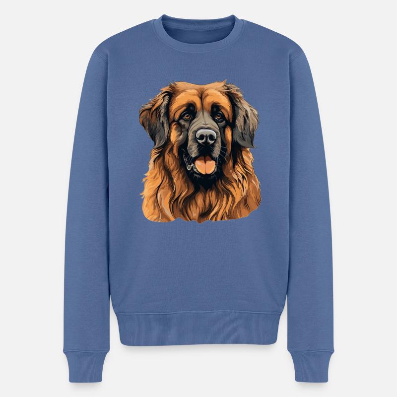 Leonberg - Pull Premium bio Homme - bleu pigeon