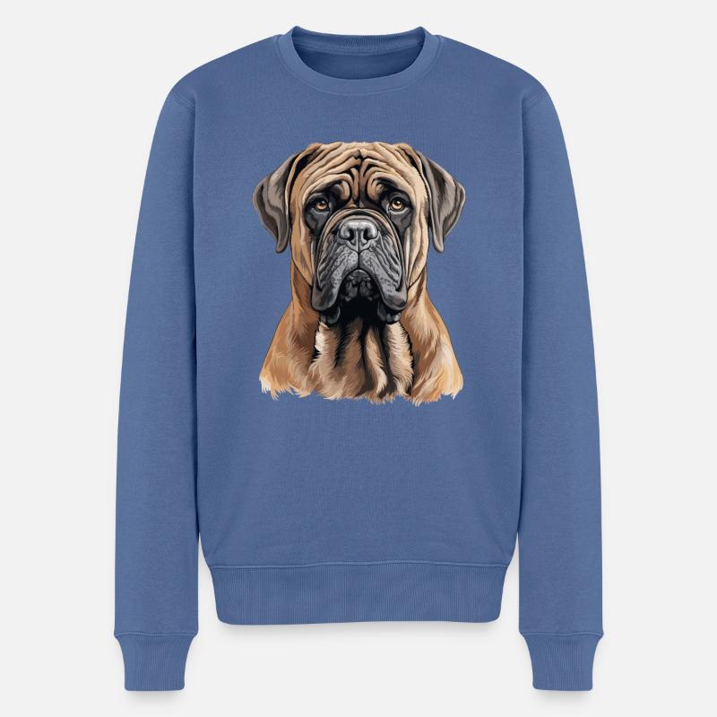 Mâtin - Pull Premium bio Homme - bleu pigeon