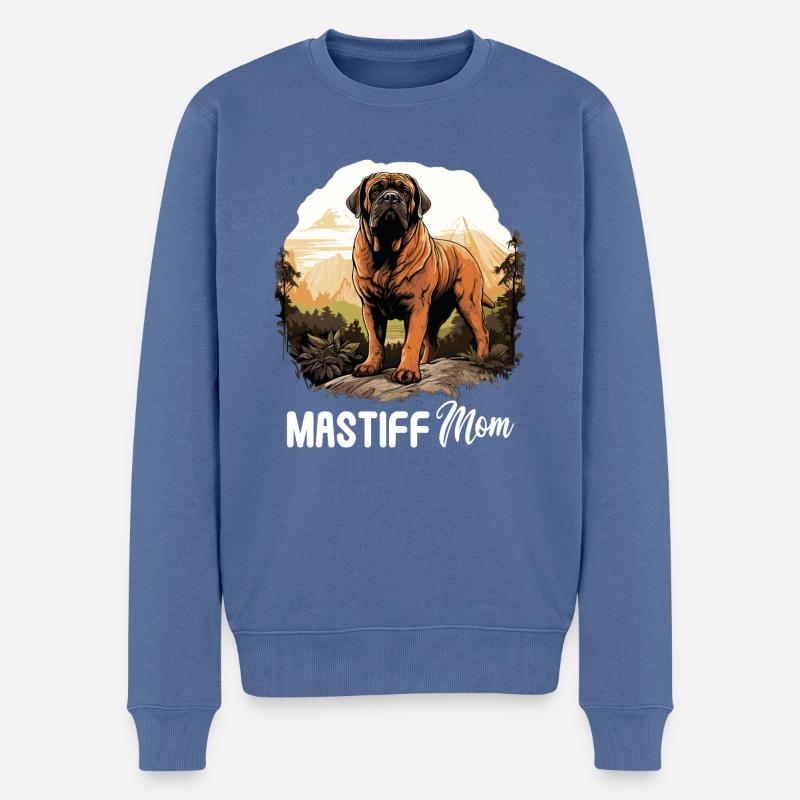 Mastiff - Männer Premium Bio Pullover - Taubenblau