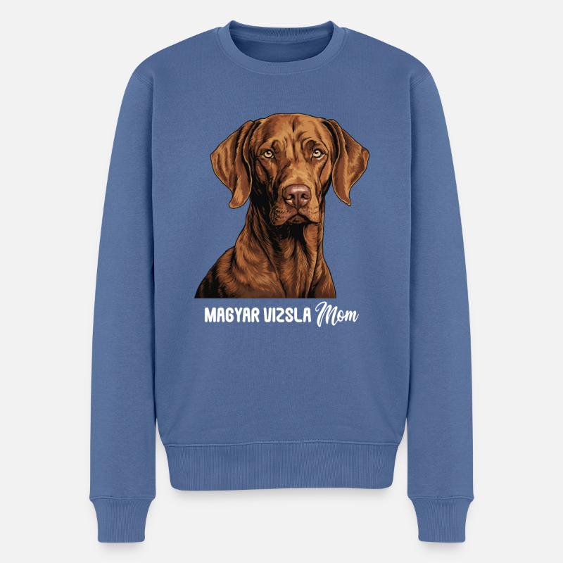 Magyar Vizsla - Männer Premium Bio Pullover - Taubenblau