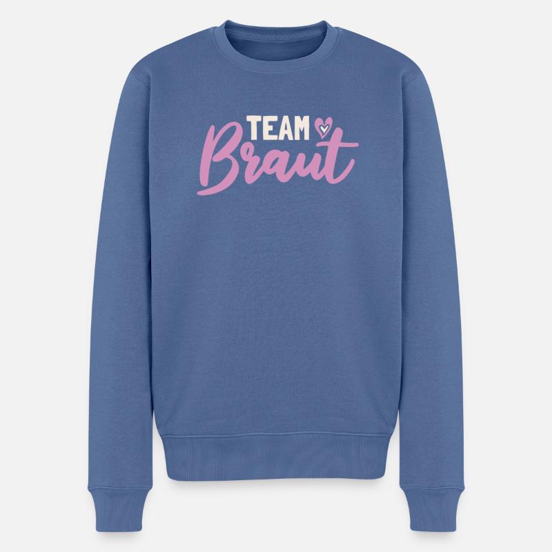 Bachelorette Party Jga - Männer Premium Bio Pullover - Taubenblau