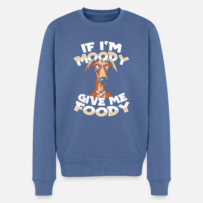 Greyhound Greyhound Drôle - Pull Premium bio Homme - bleu pigeon