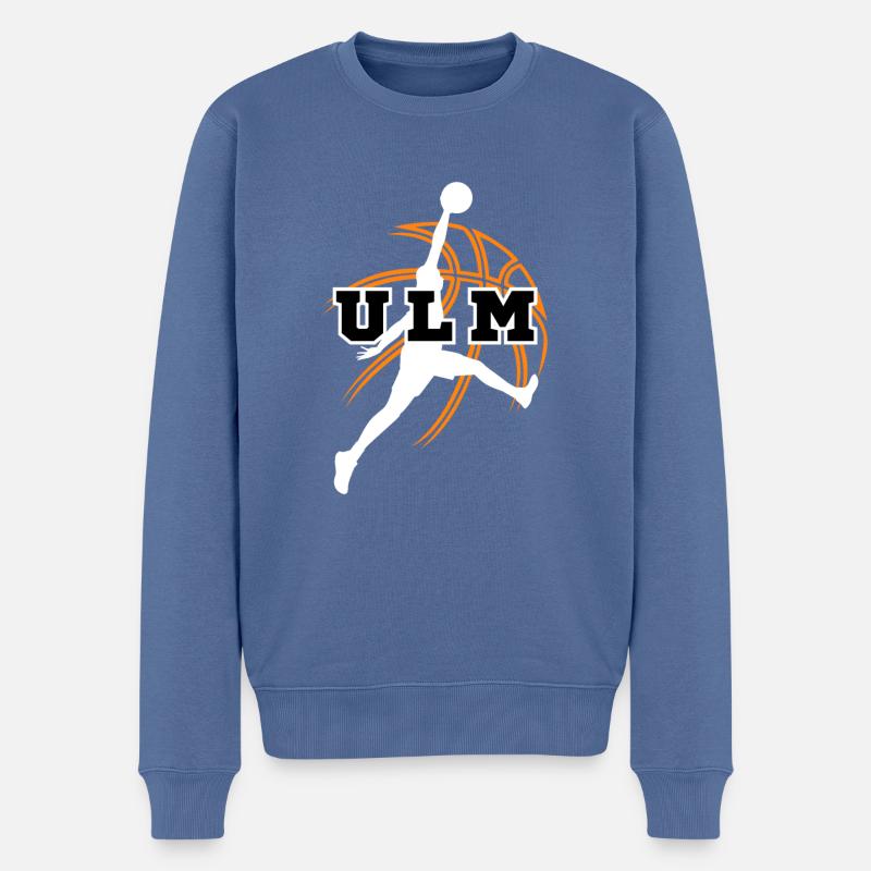 Ulm, meine Stadt! - Männer Premium Bio Pullover - Taubenblau