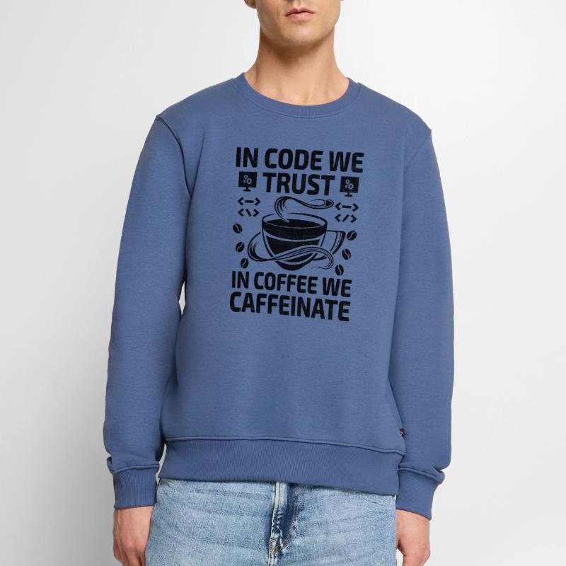 Kaffee-Codierung Programmierer Programmierer Entwickler Nerd Coff Männer Premium Bio Pullover