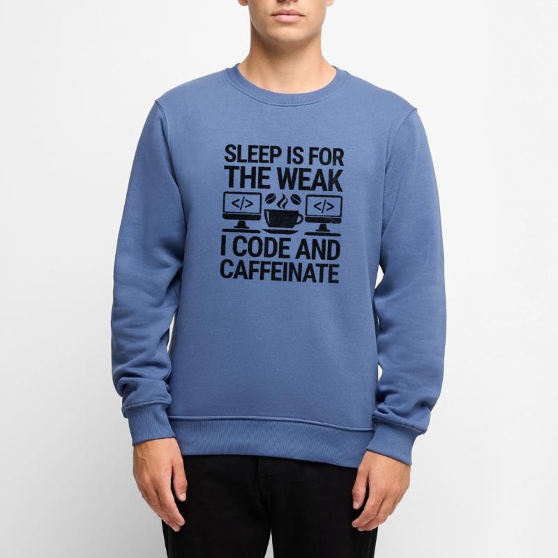 Kaffee-Codierung Programmierer Programmierer Entwickler Nerd Coff Männer Premium Bio Pullover