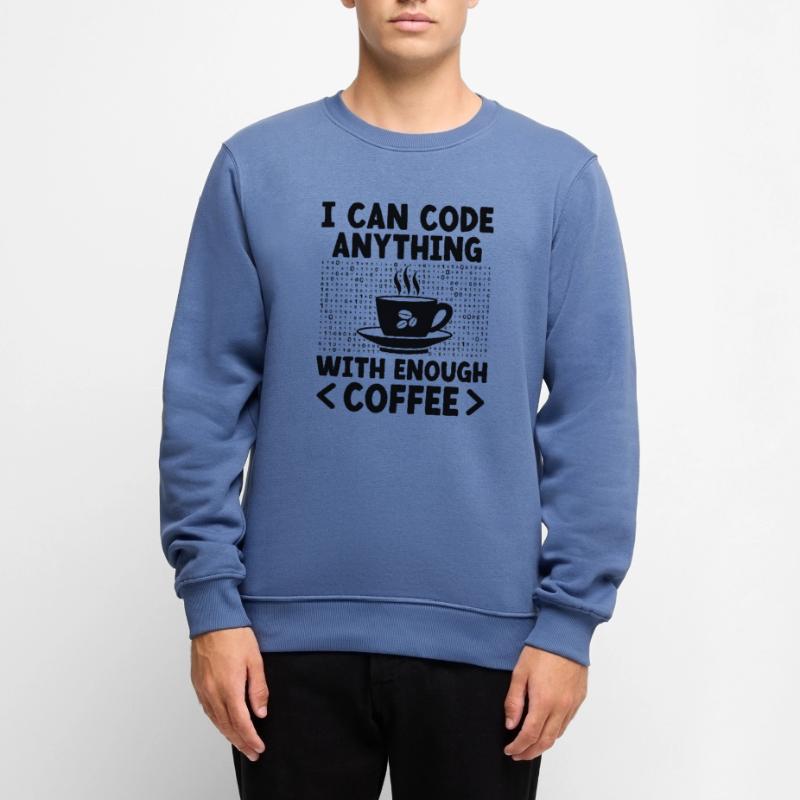 Café Codage Programmeur Codeur Développeur Nerd Coff Pull Premium bio Homme