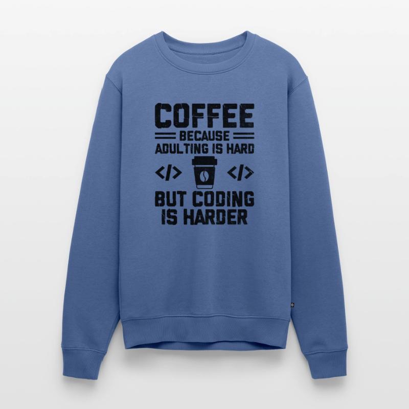 Kaffee-Codierung Programmierer Programmierer Entwickler Nerd Coff Männer Premium Bio Pullover