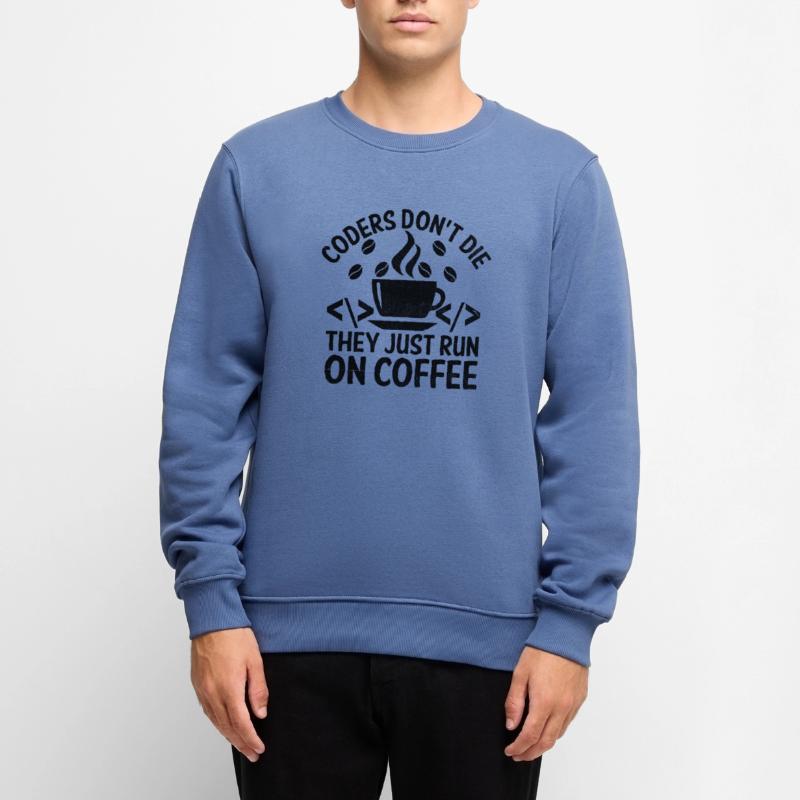 Kaffee-Codierung Programmierer Programmierer Entwickler Nerd Coff Männer Premium Bio Pullover