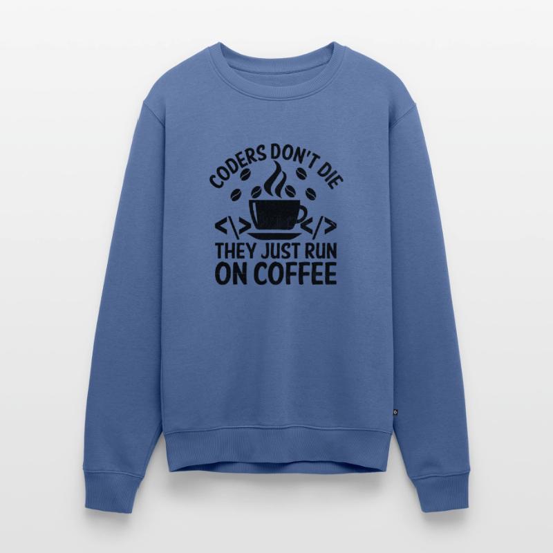 Kaffee-Codierung Programmierer Programmierer Entwickler Nerd Coff Männer Premium Bio Pullover