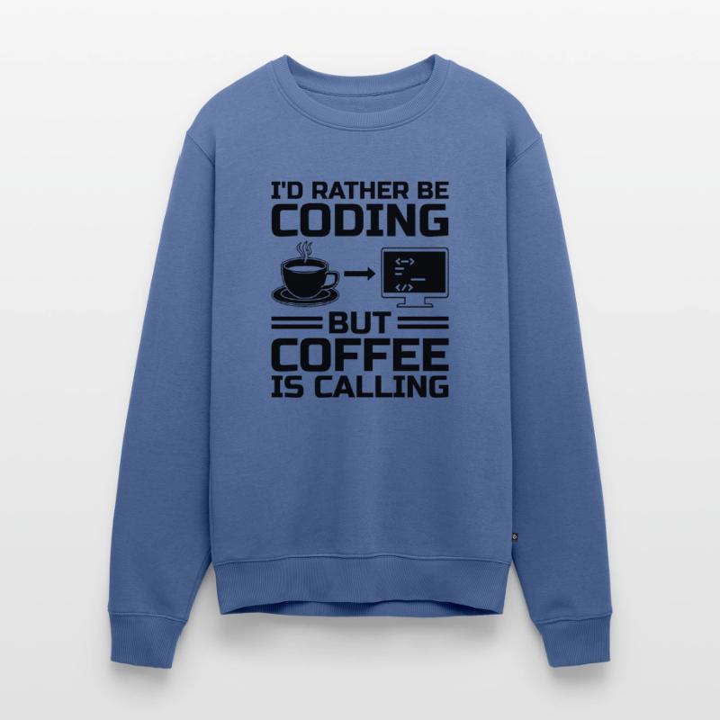 Kaffee-Codierung Programmierer Programmierer Entwickler Nerd Coff Männer Premium Bio Pullover