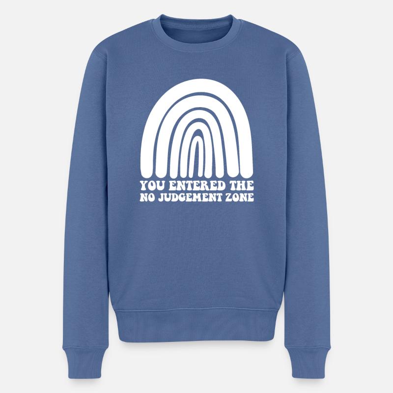 Maman Maman - Pull Premium bio Homme - bleu pigeon