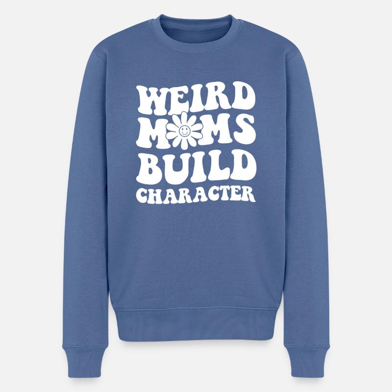 Mama Mutter - Männer Premium Bio Pullover - Taubenblau