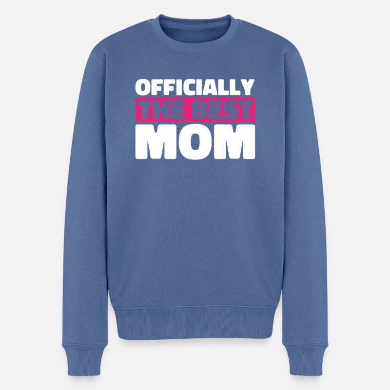Mama Mutter Meilleure Maman - Pull Premium bio Homme - bleu pigeon