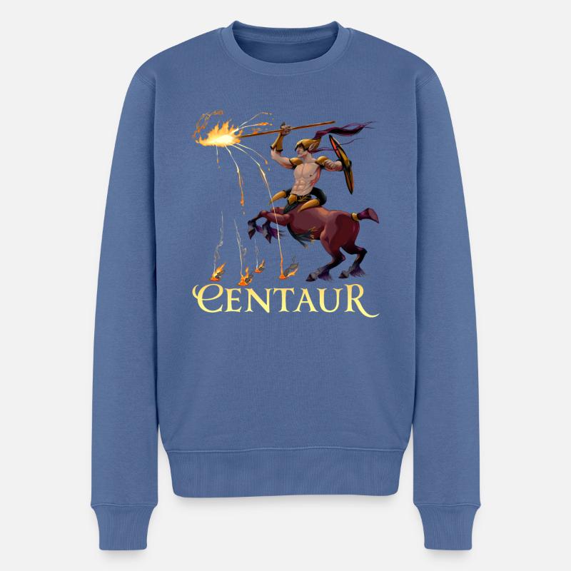 Centaure - Pull Premium bio Homme - bleu pigeon