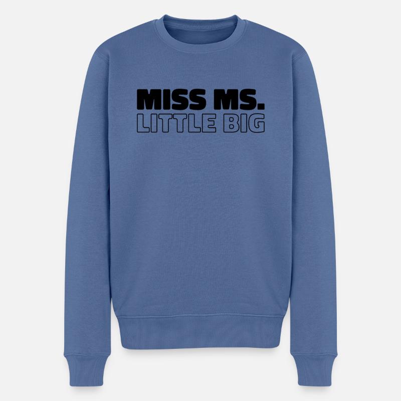 Schwesternschaft Soroitas Kleine Schwester - Männer Premium Bio Pullover - Taubenblau