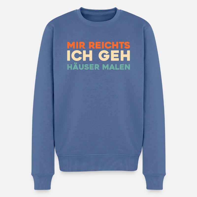 Architecte Architecture - Pull Premium bio Homme - bleu pigeon