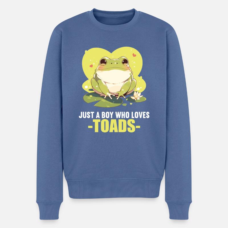 Toad Toads Toad - Men's Premium Organic Jumper - stone blue