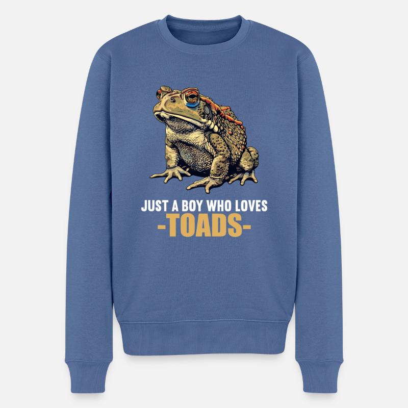 Toad Toads Toad - Men's Premium Organic Jumper - stone blue