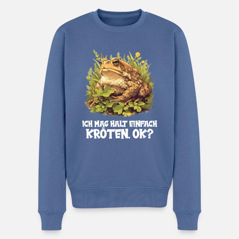 Toad Toads Toad - Men's Premium Organic Jumper - stone blue
