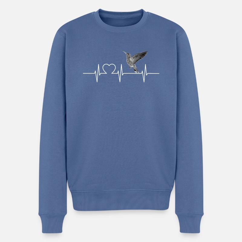 Colibri Kolibris Kolibri - Pull Premium bio Homme - bleu pigeon