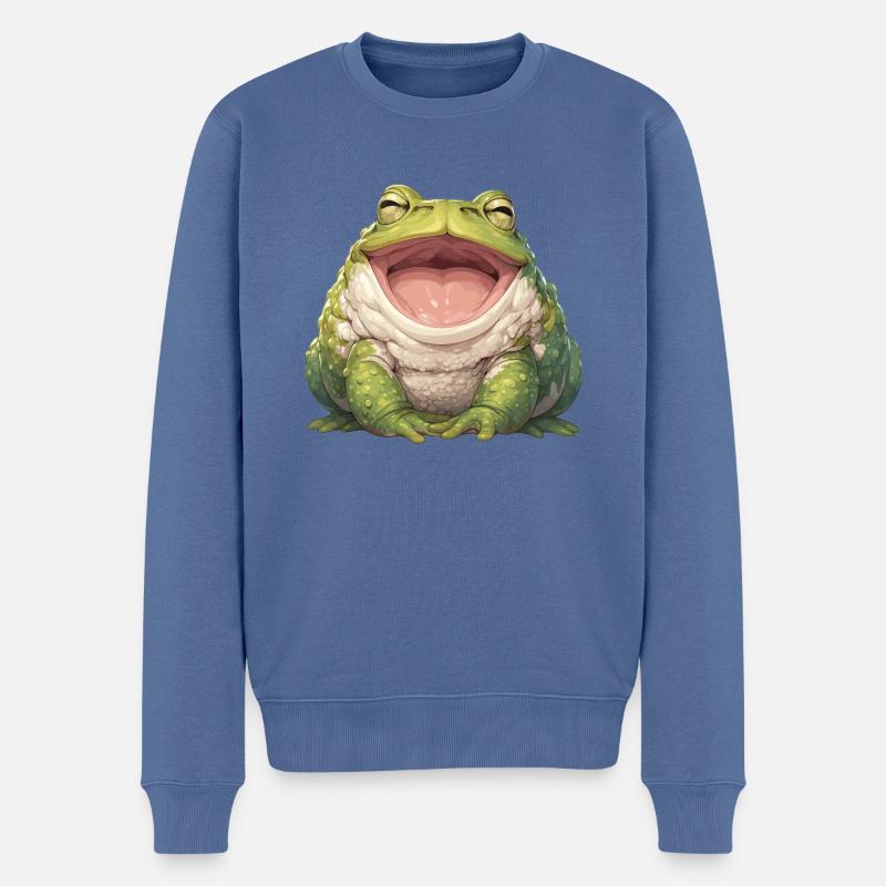 Toad Toads Toad - Men's Premium Organic Jumper - stone blue