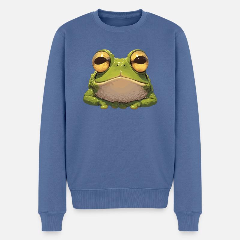 Toad Toads Toad - Men's Premium Organic Jumper - stone blue