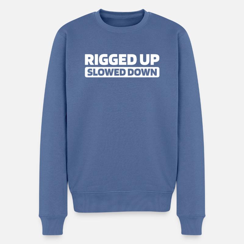 Sim Racing - Pull Premium bio Homme - bleu pigeon