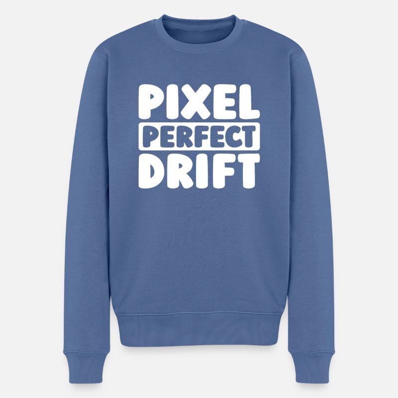 Sim Racing - Pull Premium bio Homme - bleu pigeon