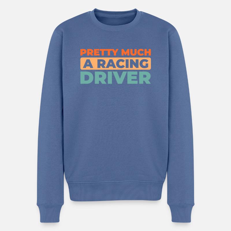 Sim Racing - Männer Premium Bio Pullover - Taubenblau
