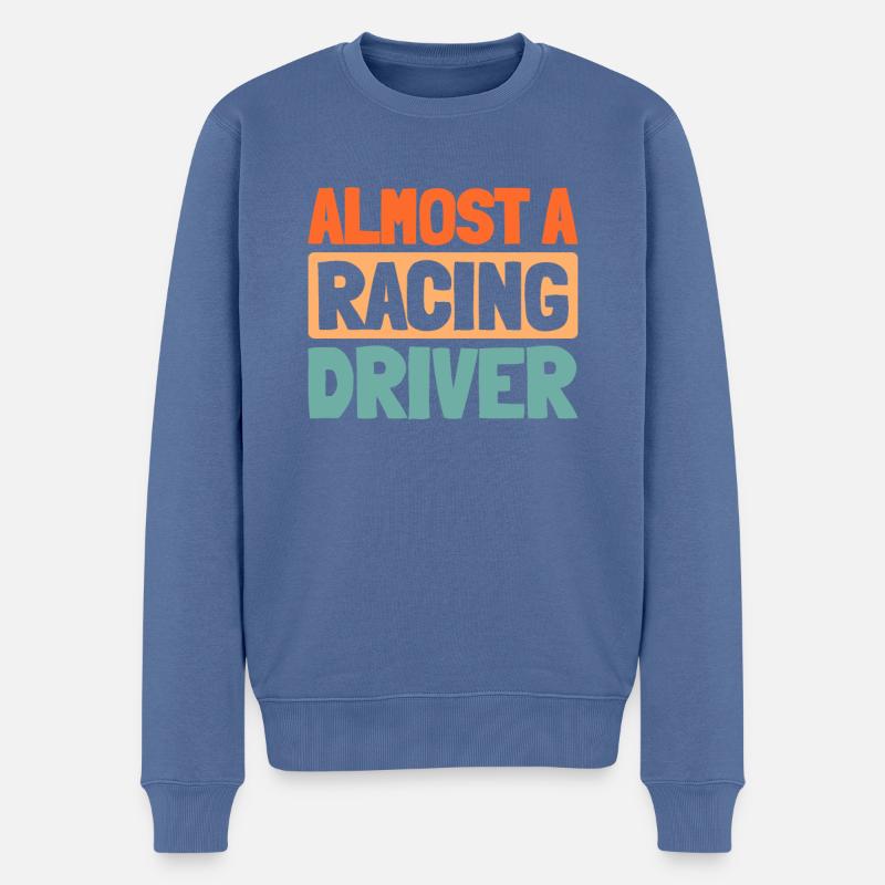 Sim Racing - Männer Premium Bio Pullover - Taubenblau