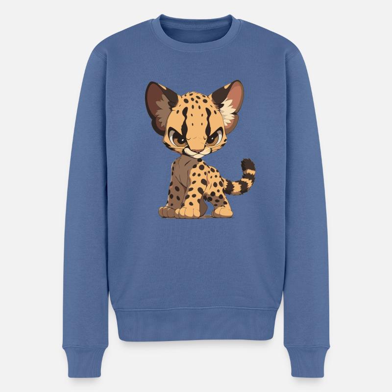 Ocelots Ocelot - Pull Premium bio Homme - bleu pigeon