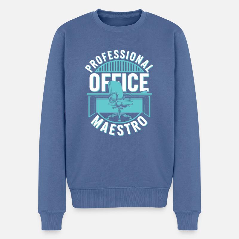 Administrateur - Pull Premium bio Homme - bleu pigeon