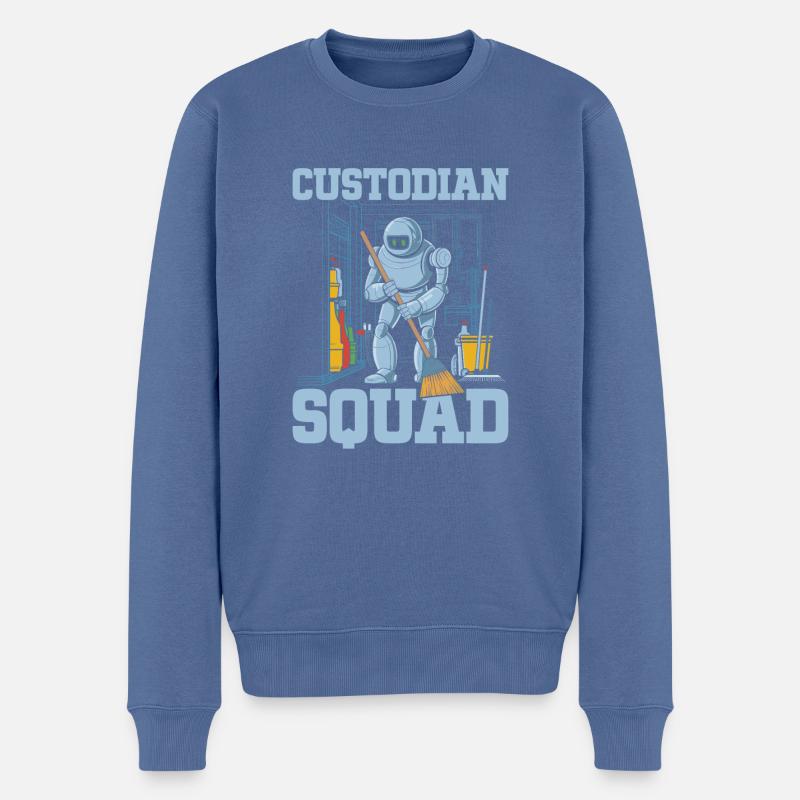 Cadre de banque dépositaire - Pull Premium bio Homme - bleu pigeon