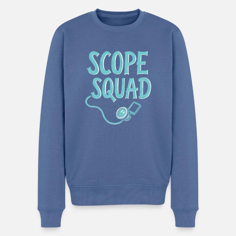 Endoskopietechniker Team - Männer Premium Bio Pullover - Taubenblau
